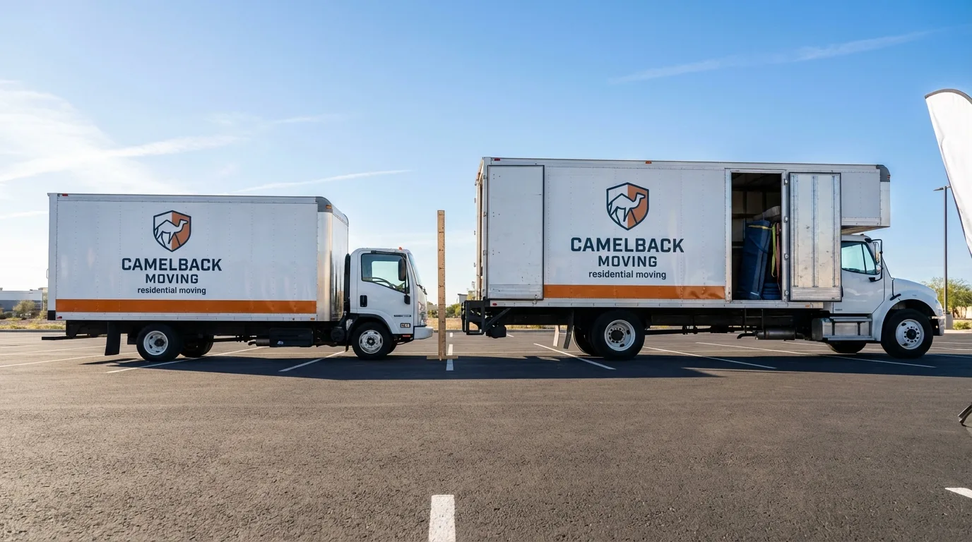 Moving truck size capacity guide in Houghton Lake